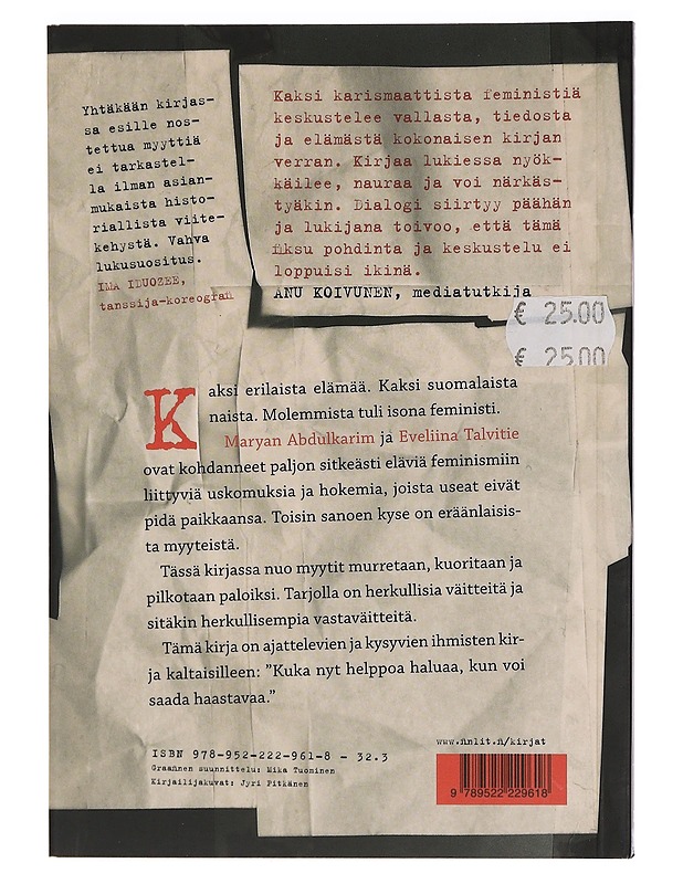 Noin 10 myyttiä feminismistä - Abdulkarim, Maryan - Tietokirjat ja oppaat - 10105457900 - 1