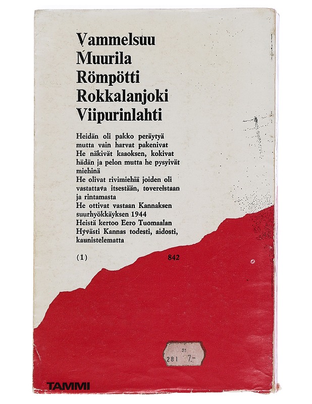 Eero Tuomaala : Hyvästi Kannas - Historiakirjat - 10105457937 - 1