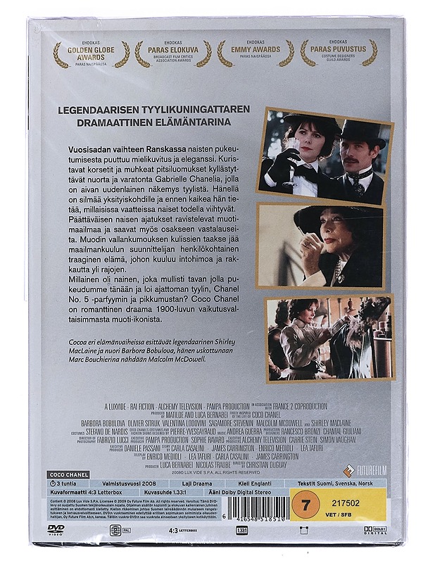 Coco Chanel - DVD - DVD-elokuvat - 10105457936 - 1