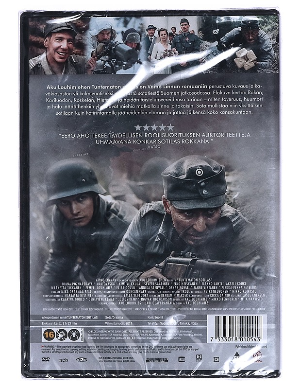 Tuntematon Sotilas - DVD - DVD-elokuvat - 10105457945 - 1