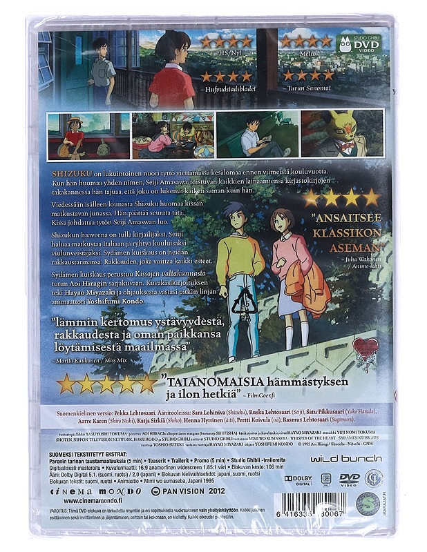 Sydämen kuiskaus - DVD - DVD-elokuvat - 10105457953 - 1