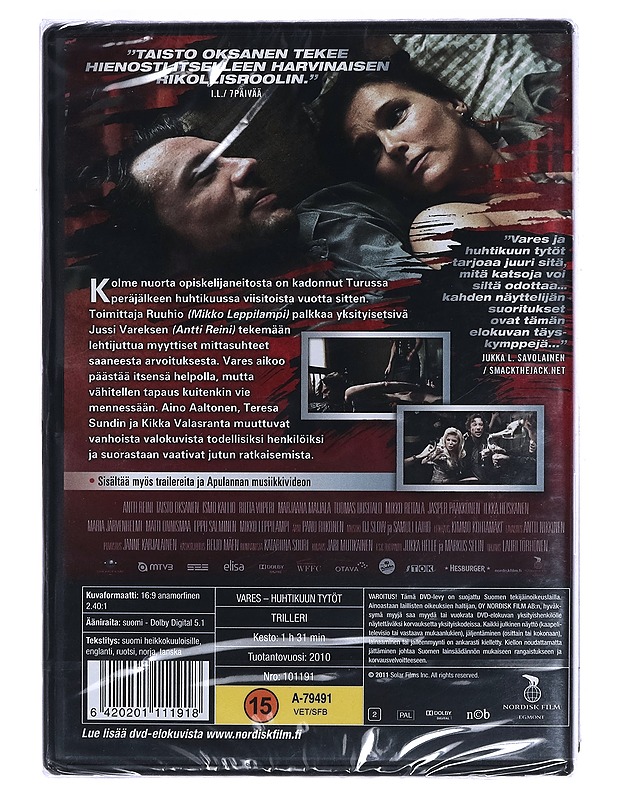 Vares: Huhtikuun Tytöt - DVD - DVD-elokuvat - 10105457955 - 1