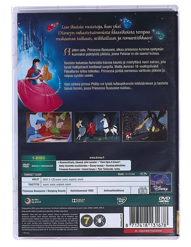 Prinsessa Ruusunen - DVD - DVD-elokuvat - 10105457962 - 1