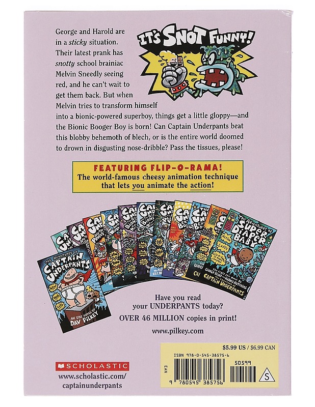 Captain Underpants #6 - Pilkey, Dav - Lastenkirjat - 10105457999 - 1