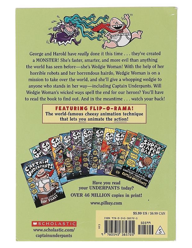 Captain Underpants #5 - Pilkey, Dav - Lastenkirjat - 10105458010 - 1