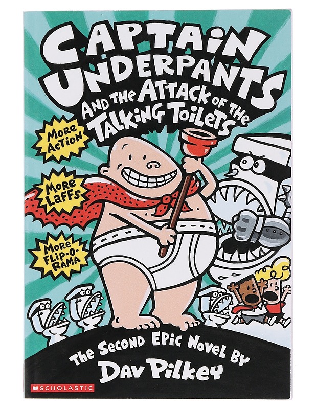 Captain Underpants #2 - Pilkey, Dav - Lastenkirjat - 10105458020 - 0