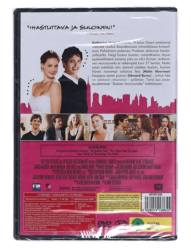 27 Dresses - Hääkuumetta - DVD - DVD-elokuvat - 10105458031 - 1