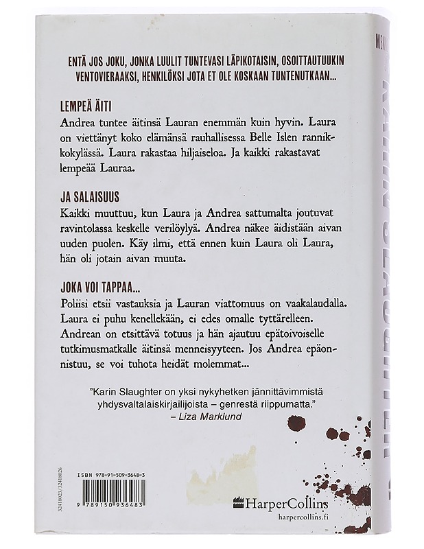 Menneisyyden jäljet - Slaughter, Karin - Jännitys ja dekkarit - 10105458040 - 1