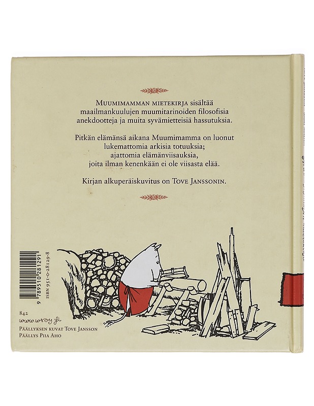 Muumimamman mietekirja - Jansson, Tove - Runot ja näytelmät - 10105458047 - 1
