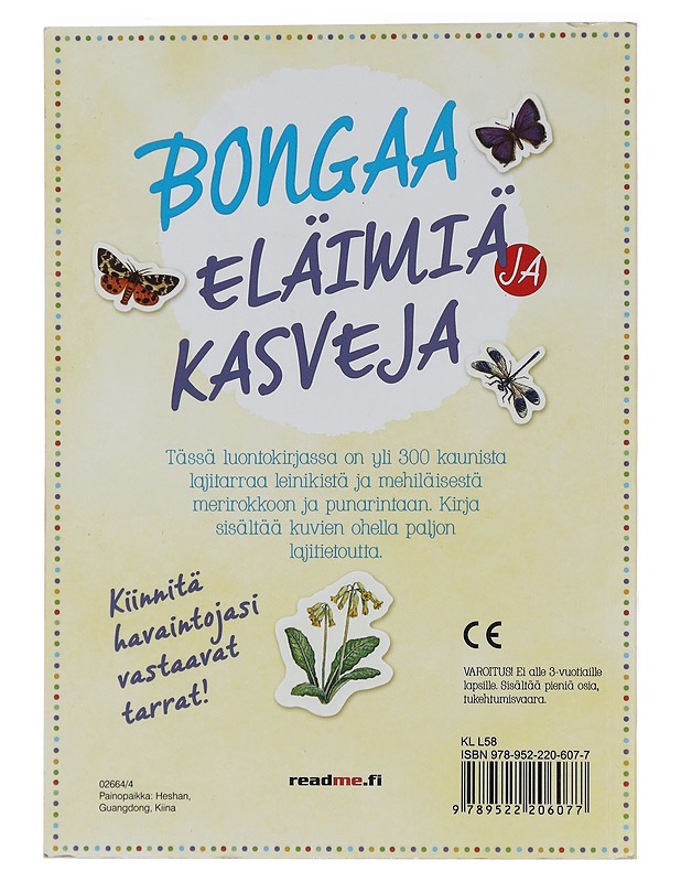 Bongaa eläimiä ja kasveja - Khan, Sarah - Lastenkirjat - 10105458101 - 1