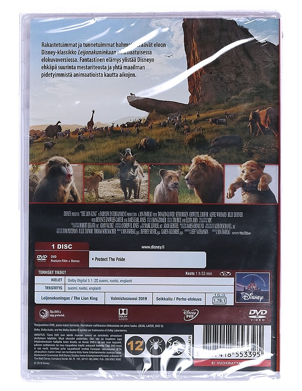 Leijonakuningas - DVD - DVD-elokuvat - 10105458108 - 1