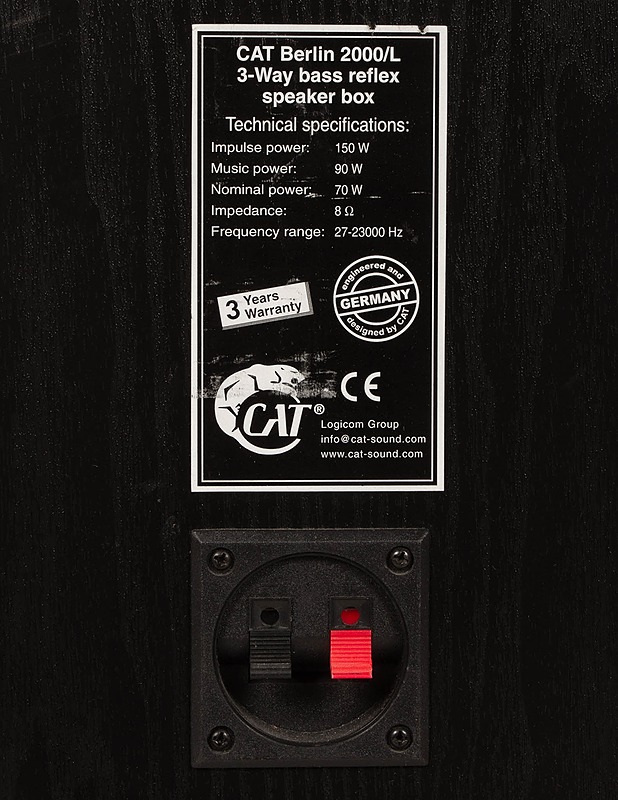CAT Berlin 2000/L 3-tiebassorefeleksi kaiutin pari - Audio - 10105458112 - 2