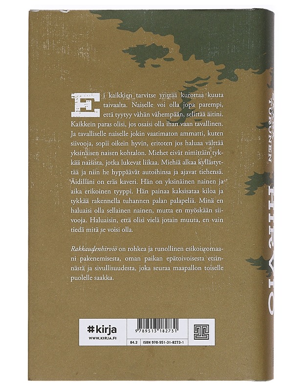 Rakkaudenhirviö - Saara Turunen - Romaanit ja novellit - 10105458141 - 1
