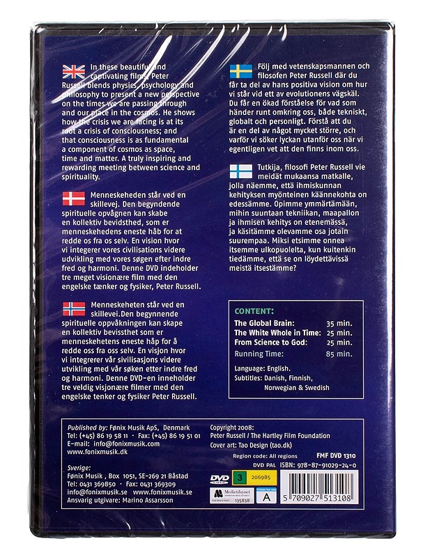 Peter Russell - DVD - DVD-elokuvat - 10105458144 - 1