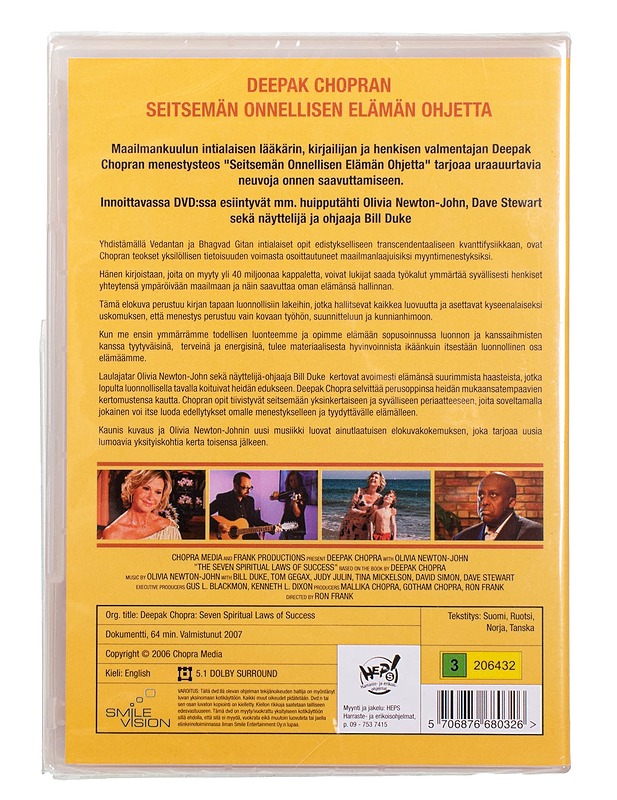 Deepak Chopra: The Seven Spiritual Laws Of Success - DVD - DVD-elokuvat - 10105458156 - 1