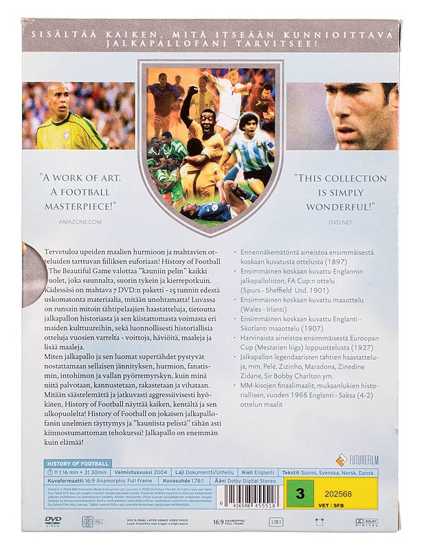 History of Football: The Beautiful Game - DVD - DVD-elokuvat - 10105458162 - 1