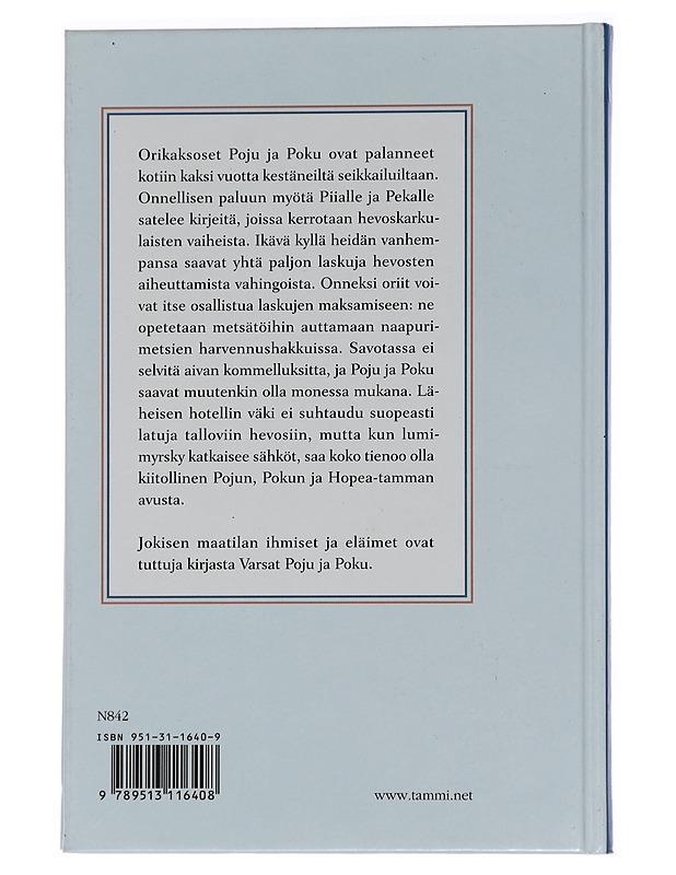 Poju ja Poku savotassa - Fagerström, Chrisse - Lastenkirjat - 10105458172 - 1