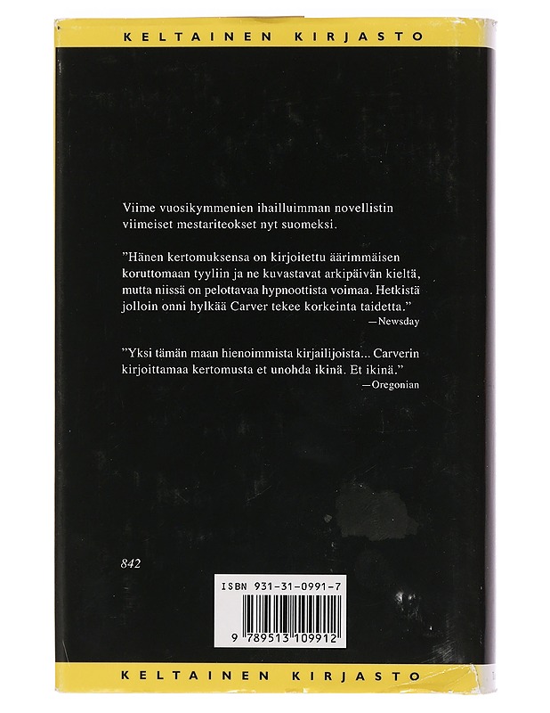 Vielä yksi asia - Carver, Raymond - Romaanit ja novellit - 10105458208 - 1