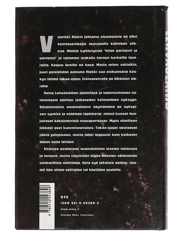 Soturit - Reino Lehväslaiho - Romaanit ja novellit - 10105458260 - 1