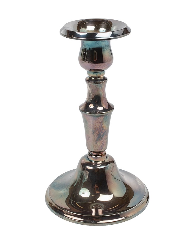 KAARINAN KULTA / PERRING hopeiset kynttilänjalat, 2 kpl - Kynttilänjalat - 10105458258 - 1