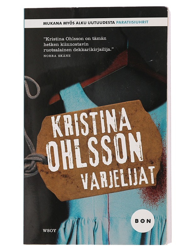 Varjelijat - Ohlsson, Kristina - Jännitys ja dekkarit - 10105458321 - 0