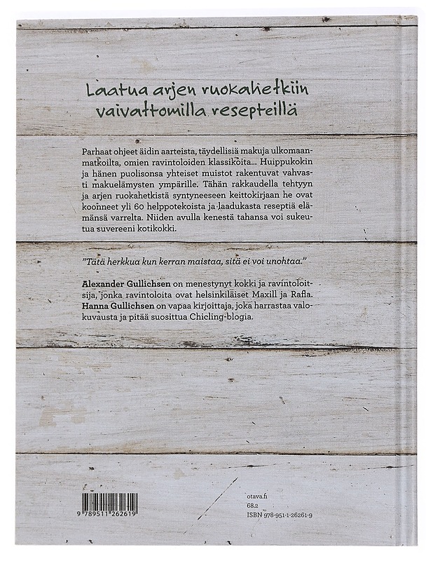 Safkaa : parempaa arkiruokaa - Gullichsen, Alexander - Ruokakirjat - 10105458352 - 1