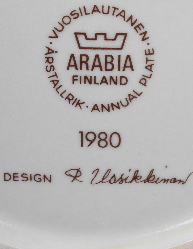 ARABIA Kalevala vuosilautanen 1980 - Designsuosikit - 10105458373 - 2
