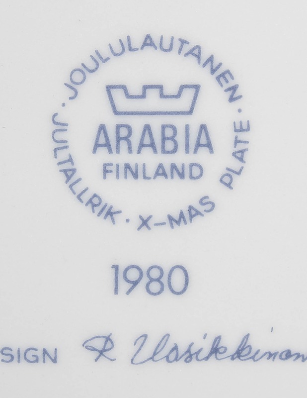 ARABIA Joululautanen 1980 - Designsuosikit - 10105458377 - 2