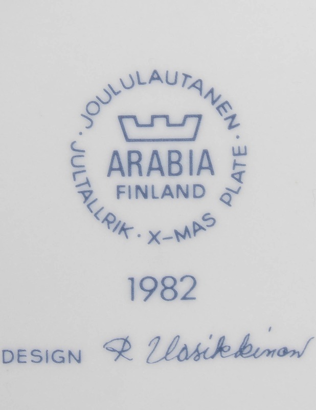 ARABIA Joululautanen 1982 - Designsuosikit - 10105458381 - 2