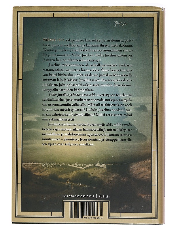 Valter Juvelius ja kadonneen arkin metsästys - Timo R. Stewart - Elämäkerrat ja muistelmat - 10105458392 - 1