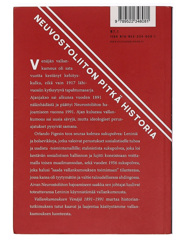 Vallankumouksen Venäjä 1891-1991 - Figes, Orlando - Historiakirjat - 10105458420 - 1