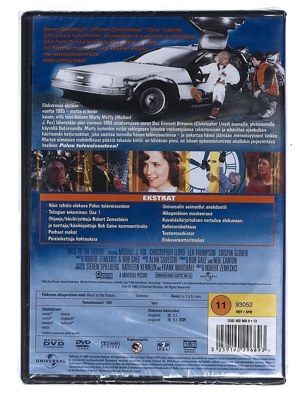 Paluu Tulevaisuuteen - DVD - DVD-elokuvat - 10105458428 - 1
