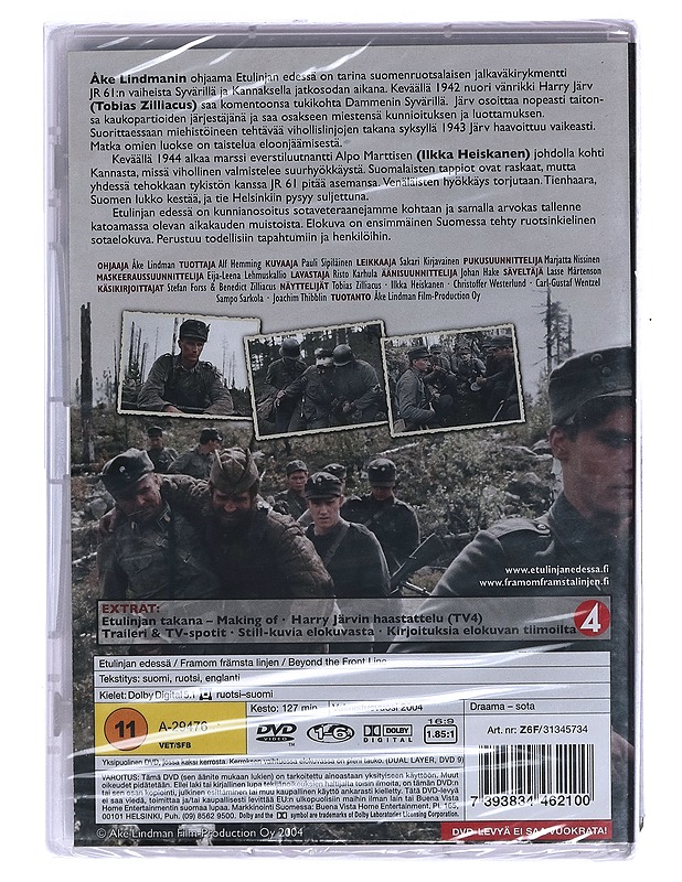 Etulinjan Edessä - DVD - DVD-elokuvat - 10105458456 - 1