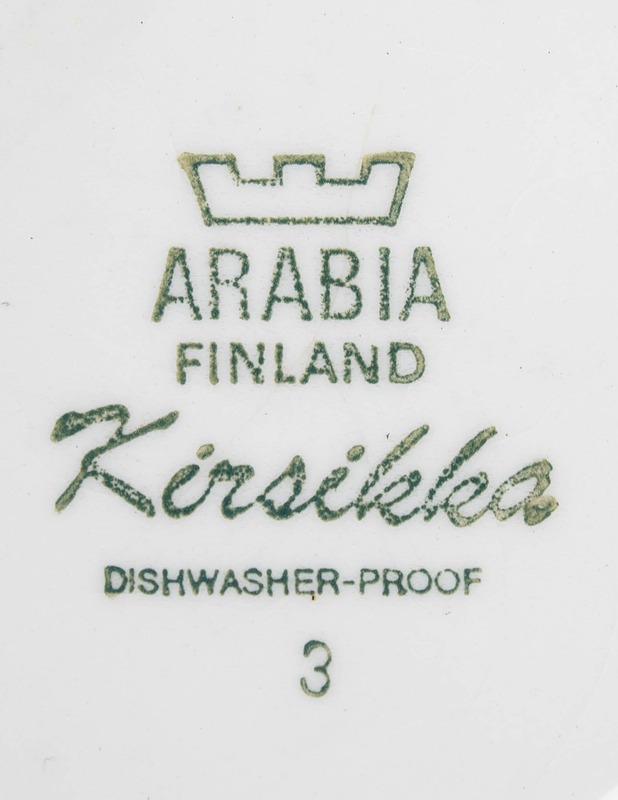 ARABIA Kirsikka kahvikuppi ja aluslautanen - Designsuosikit - 10105458462 - 2