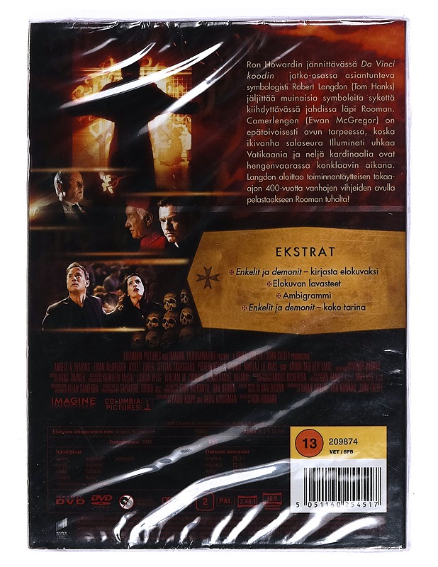 Enkelit Ja Demonit - DVD - DVD-elokuvat - 10105458469 - 1