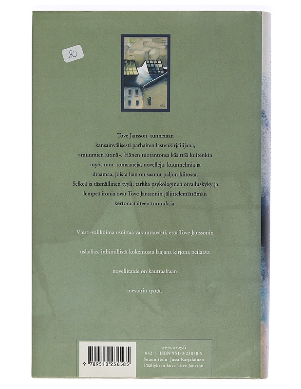 Viesti : valitut novellit 1971-1997 - Jansson, Tove - Romaanit ja novellit - 10105458473 - 1