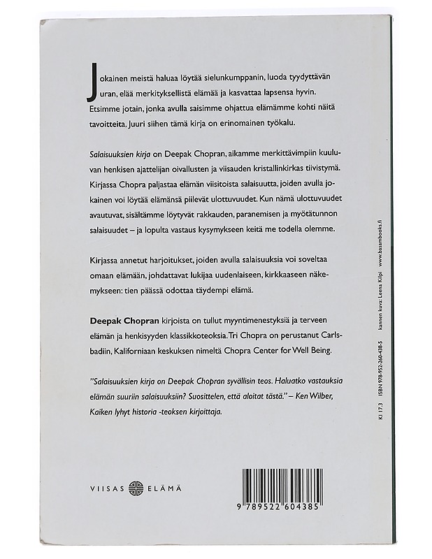 Salaisuuksien kirja - Chopra, Deepak - Tietokirjat ja oppaat - 10105458479 - 1