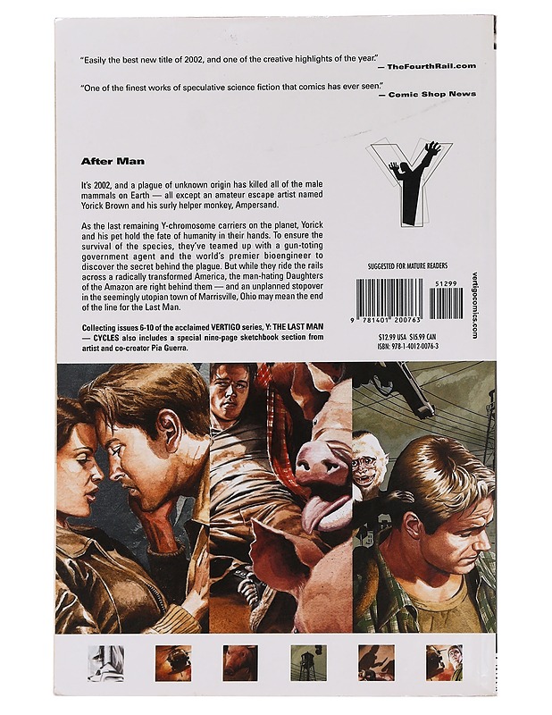 Y : The Last Man, Vol. 2: Cycles - Vaughan, Brian K. - Sarjakuvat - 10105458507 - 1