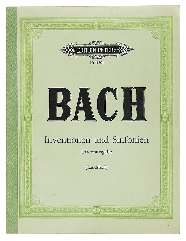 Bach: Inventions and Symphonies - Ludwig Landshoff - Musiikki- ja elokuvakirjat - 10105458512 - 0
