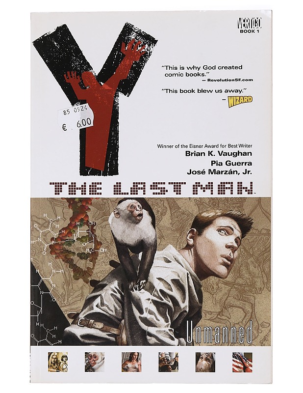 Y: The Last Man, Vol. 1: Unmanned - Vaughan, Brian K. - Sarjakuvat - 10105458514 - 0