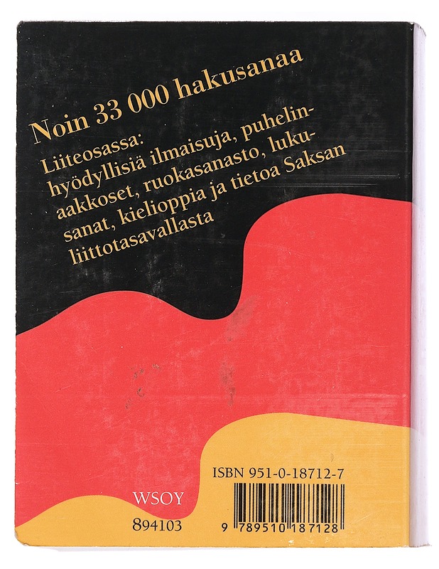 Suomi-saksa-suomi : taskusanakirja - Lares, Juha - Tietokirjat ja oppaat - 10105458522 - 1