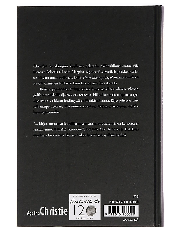 Askel tyhjyyteen - Christie, Agatha - Jännitys ja dekkarit - 10105458535 - 1