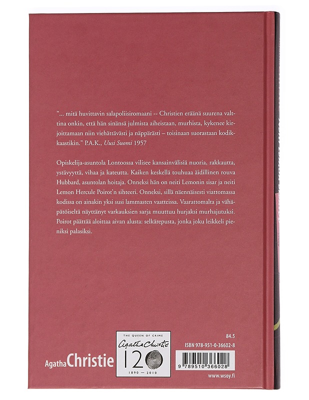 Neiti Lemon erehtyy - Christie, Agatha - Jännitys ja dekkarit - 10105458538 - 1