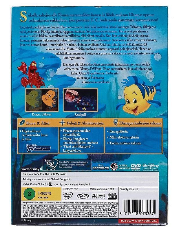 Pieni merenneito - DVD - DVD-elokuvat - 10105458554 - 1