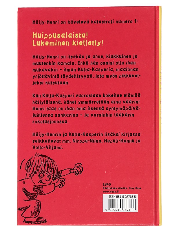 HÄIJY-HENRI JA SALASEURA - SIMON, FRANCESCA - Lastenkirjat - 10105458578 - 1