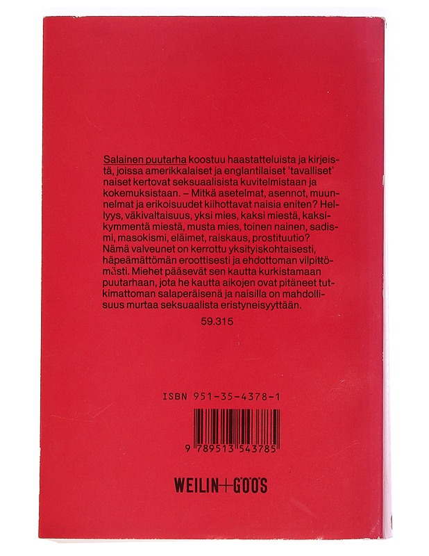 Salainen puutarha - Friday, Nancy - Tietokirjat ja oppaat - 10105458596 - 1