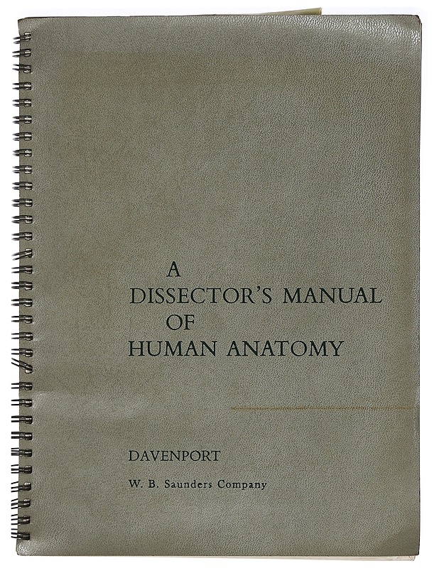A dissector's manual of human anatomy - Harold Alvin Davenport - Tietokirjat ja oppaat - 10105458603 - 0