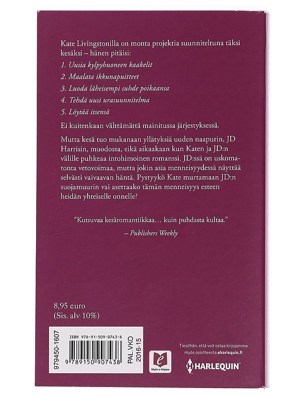 Kesä järven rannalla - Wiggs, Susan - Romaanit ja novellit - 10105458650 - 1