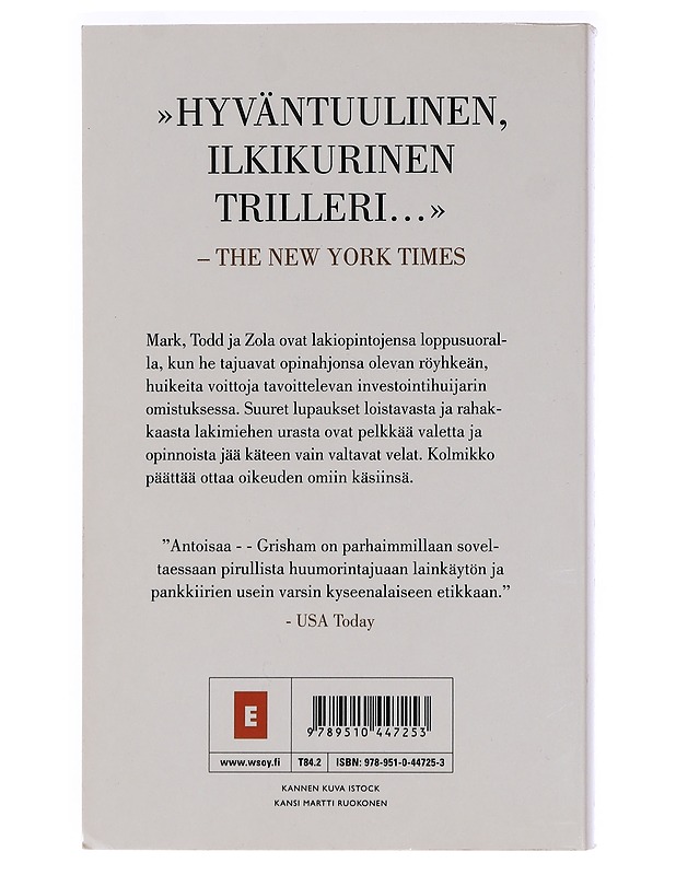 Lainlukijat - Grisham, John - Romaanit ja novellit - 10105458660 - 1