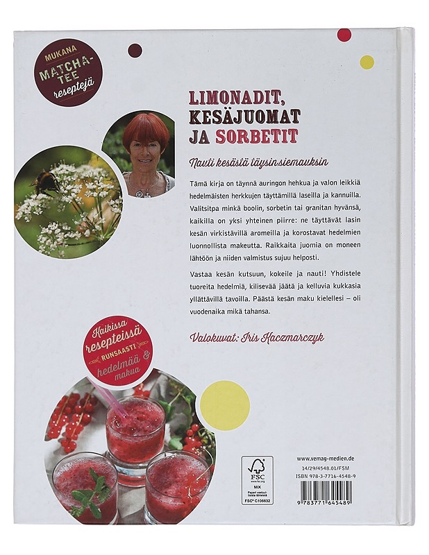 Limonadit, kesäjuomat & sorbetit - Usch von der Winden - Ruokakirjat - 10105458680 - 1